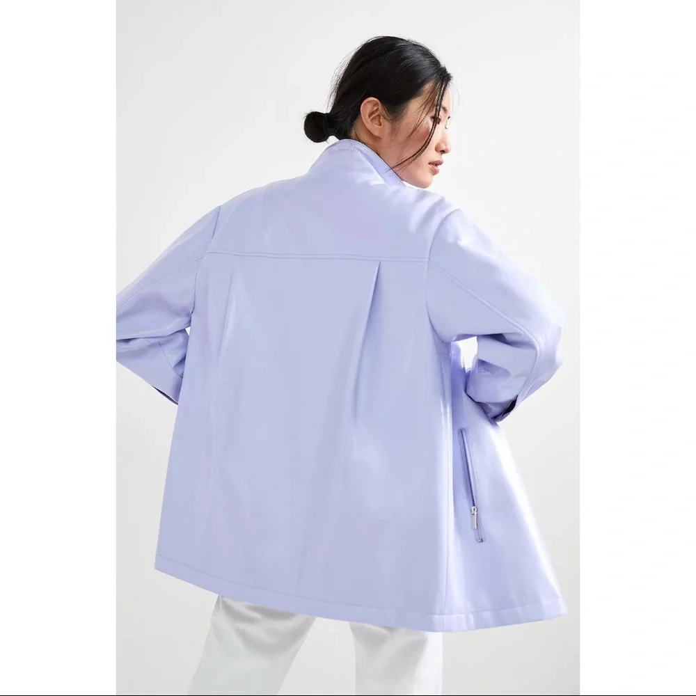 Anthropologie Lavender Rain Jacket - NWT - Picture 2 of 5